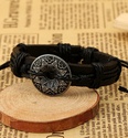 Leather Fashion Geometric bracelet  Four colors are made NHPK1283Four colors are madepicture14